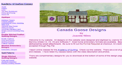 Desktop Screenshot of canadagoosedesigns.com
